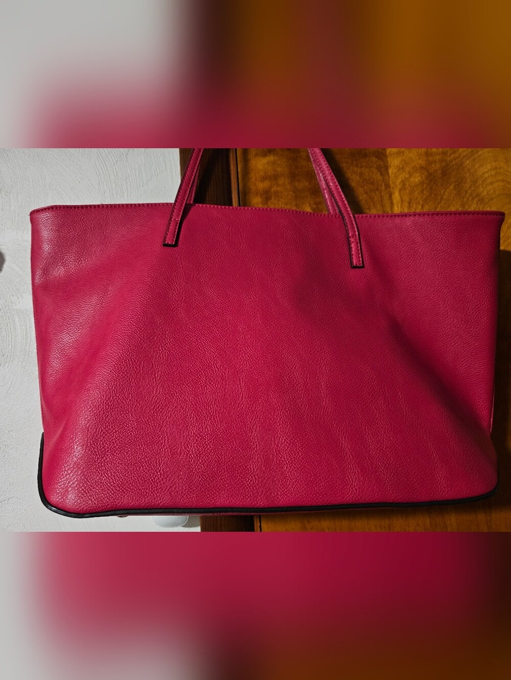 Custom Painted Nine West Tote Bag with Scream Design - Picture 3 of 6